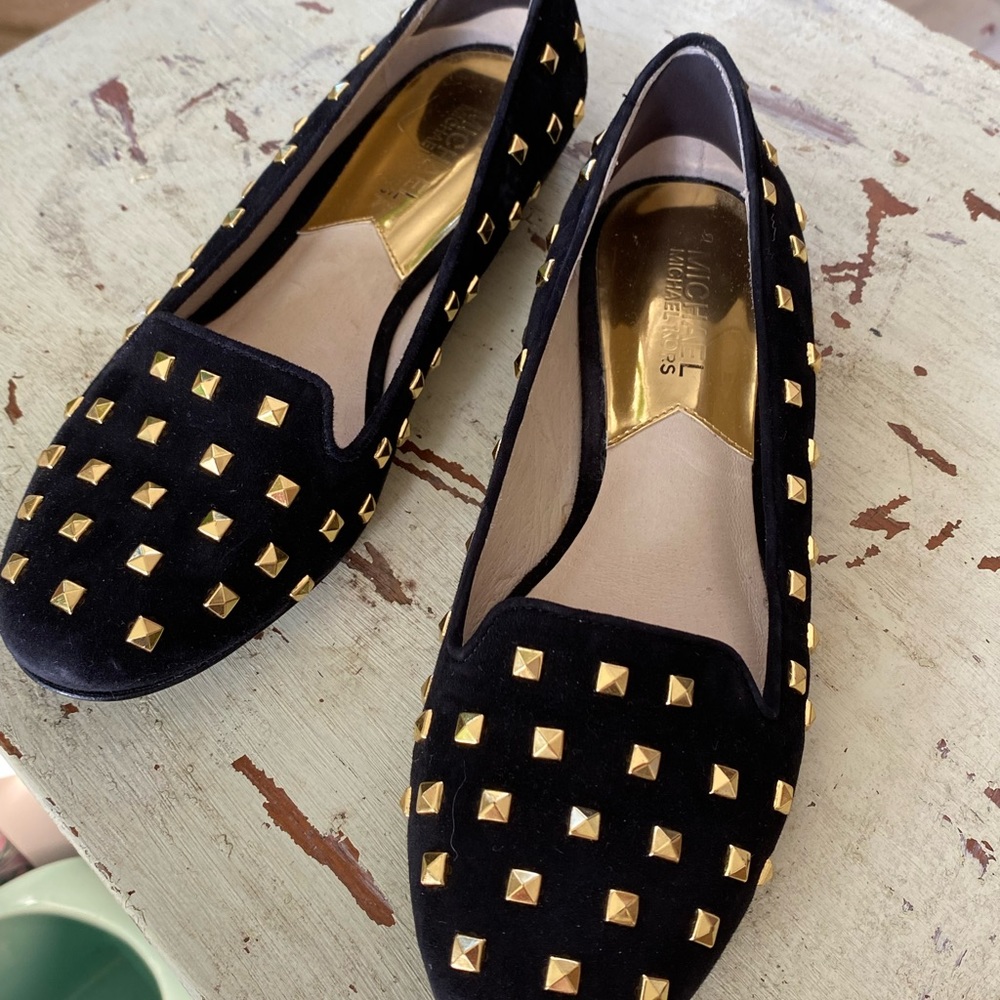 Michael kors studded flats